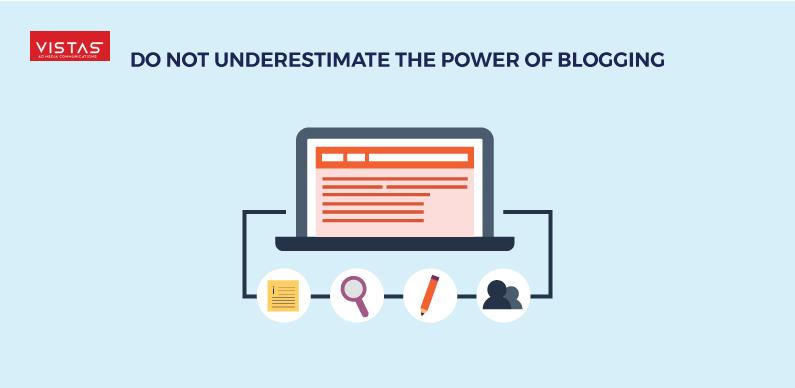 Do not underestimate the power of blogging